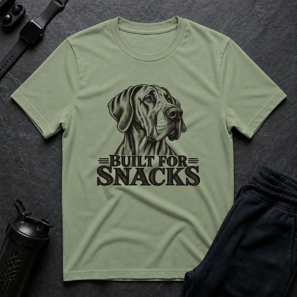 Built For Snacks – Great Dane T-Shirt
