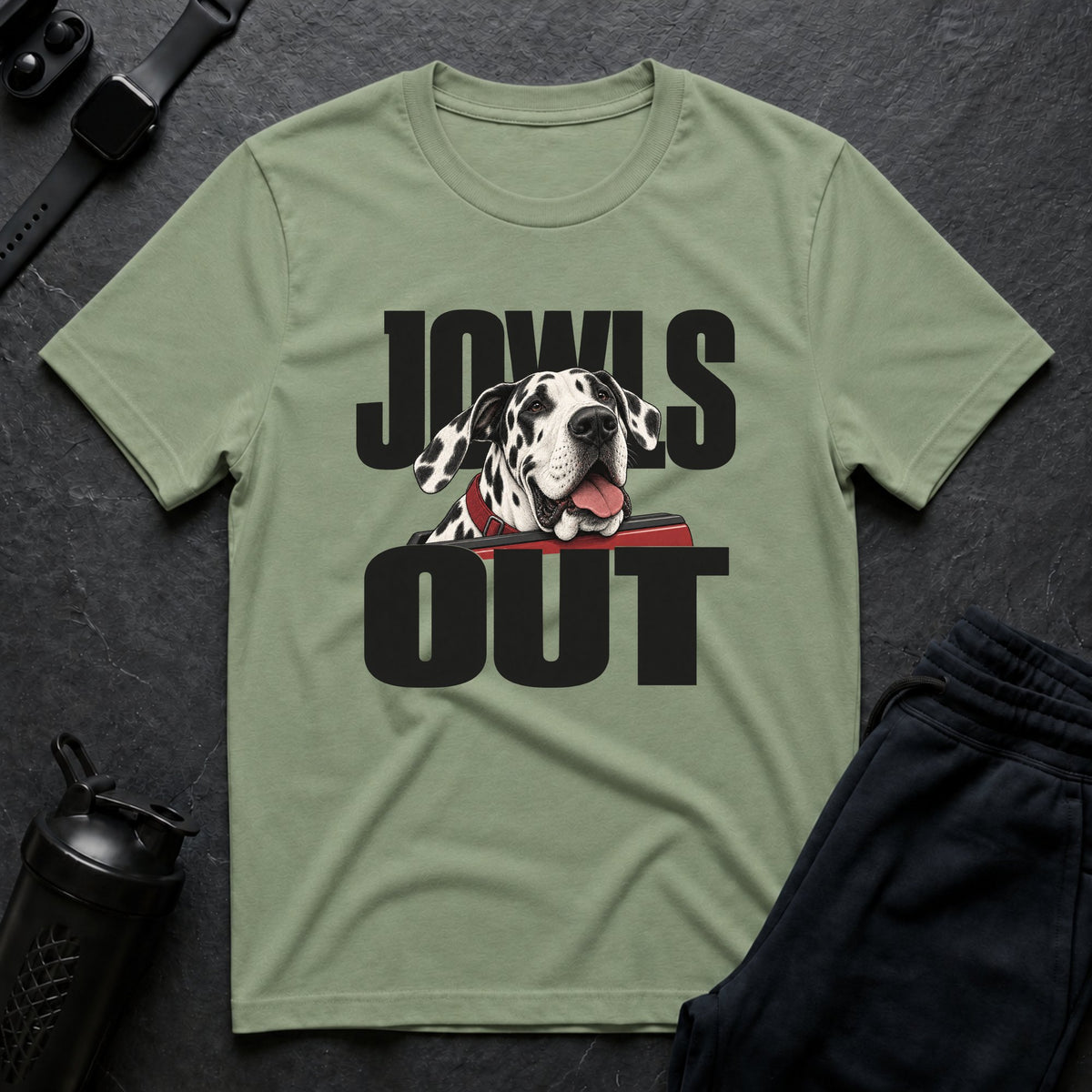 Jowls Out – Great Dane T-Shirt