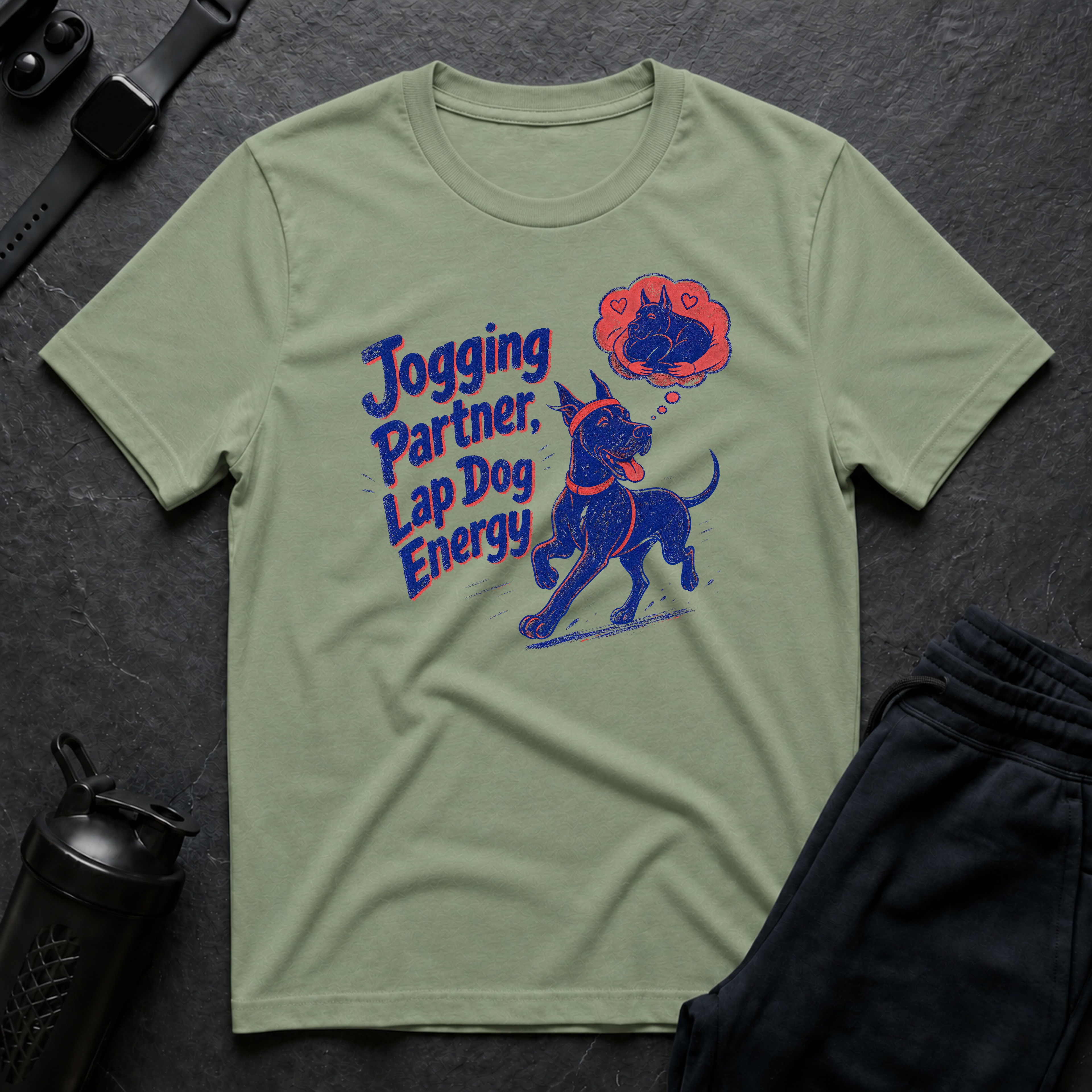 Jogging Lap Dog Energy