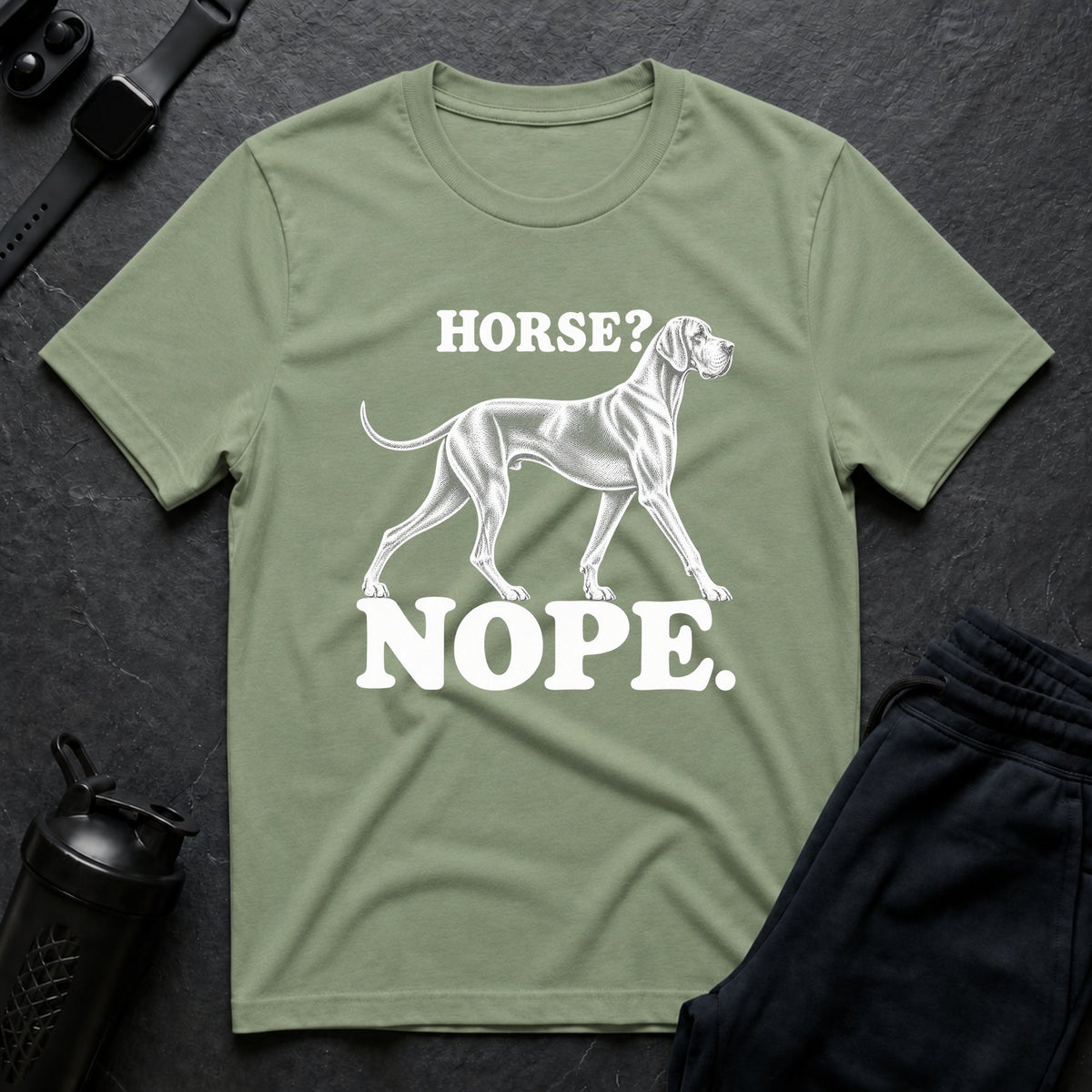 Horse Nope – Great Dane T-Shirt