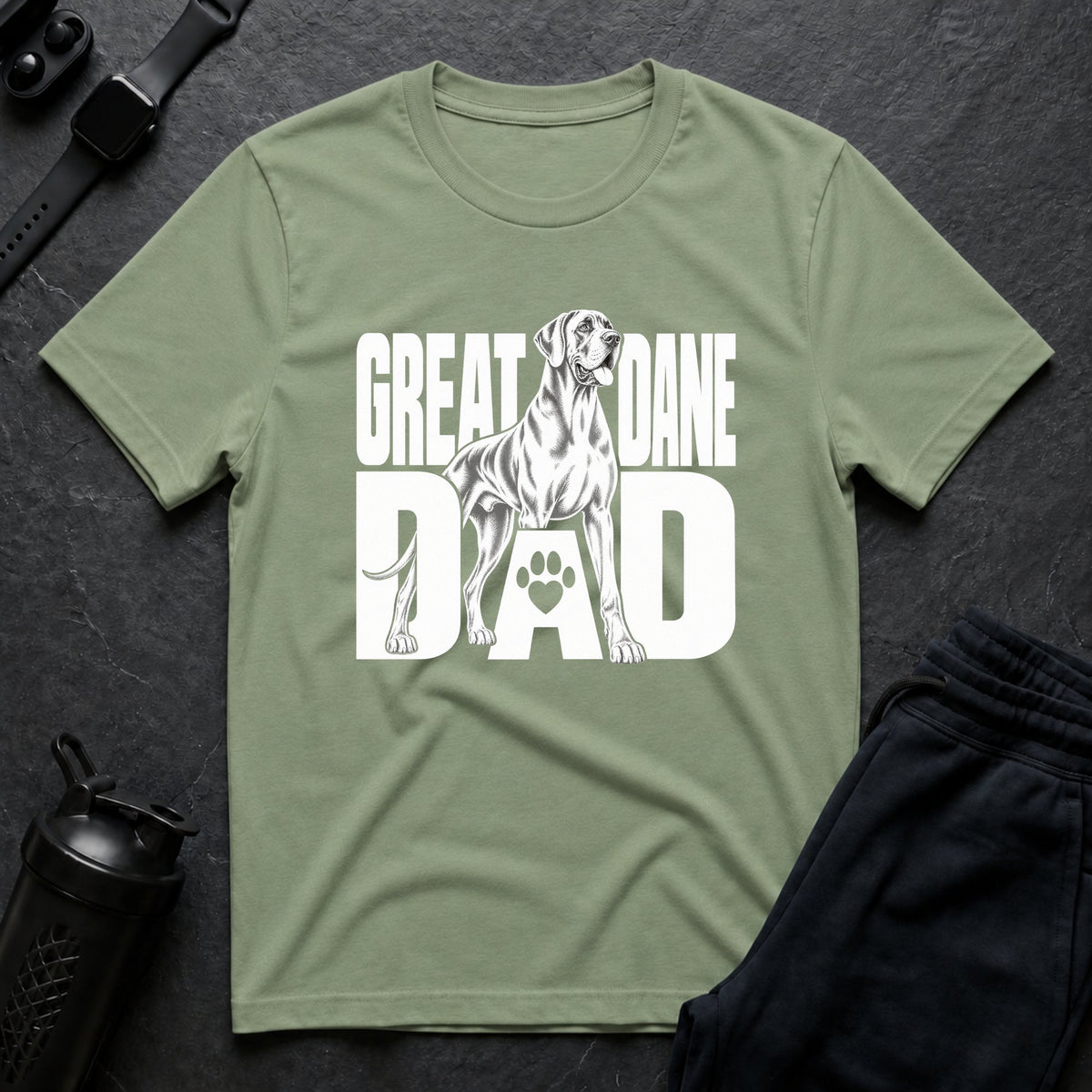Great Dane Dad T-Shirt