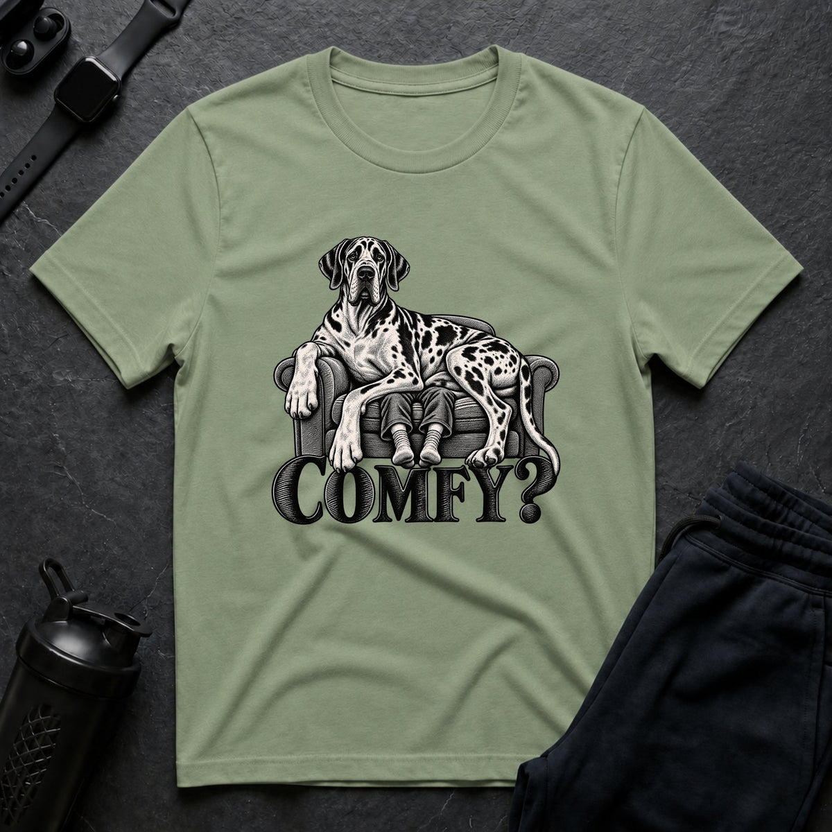 Comfy Couch – Great Dane T-Shirt