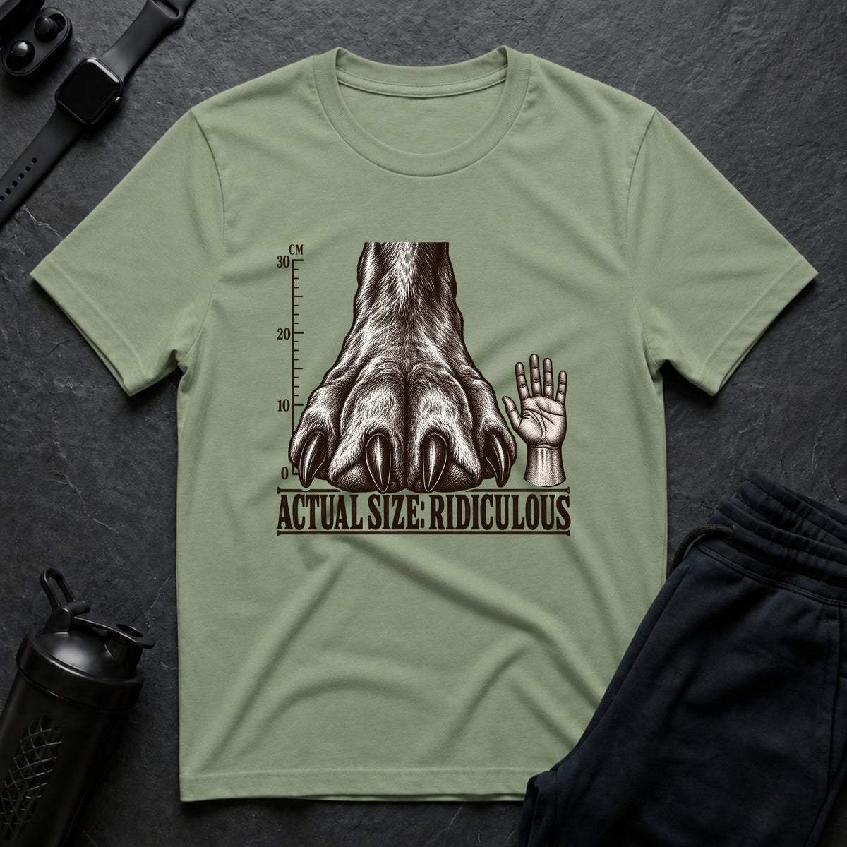 Actual Size Ridiculous – Great Dane T-Shirt