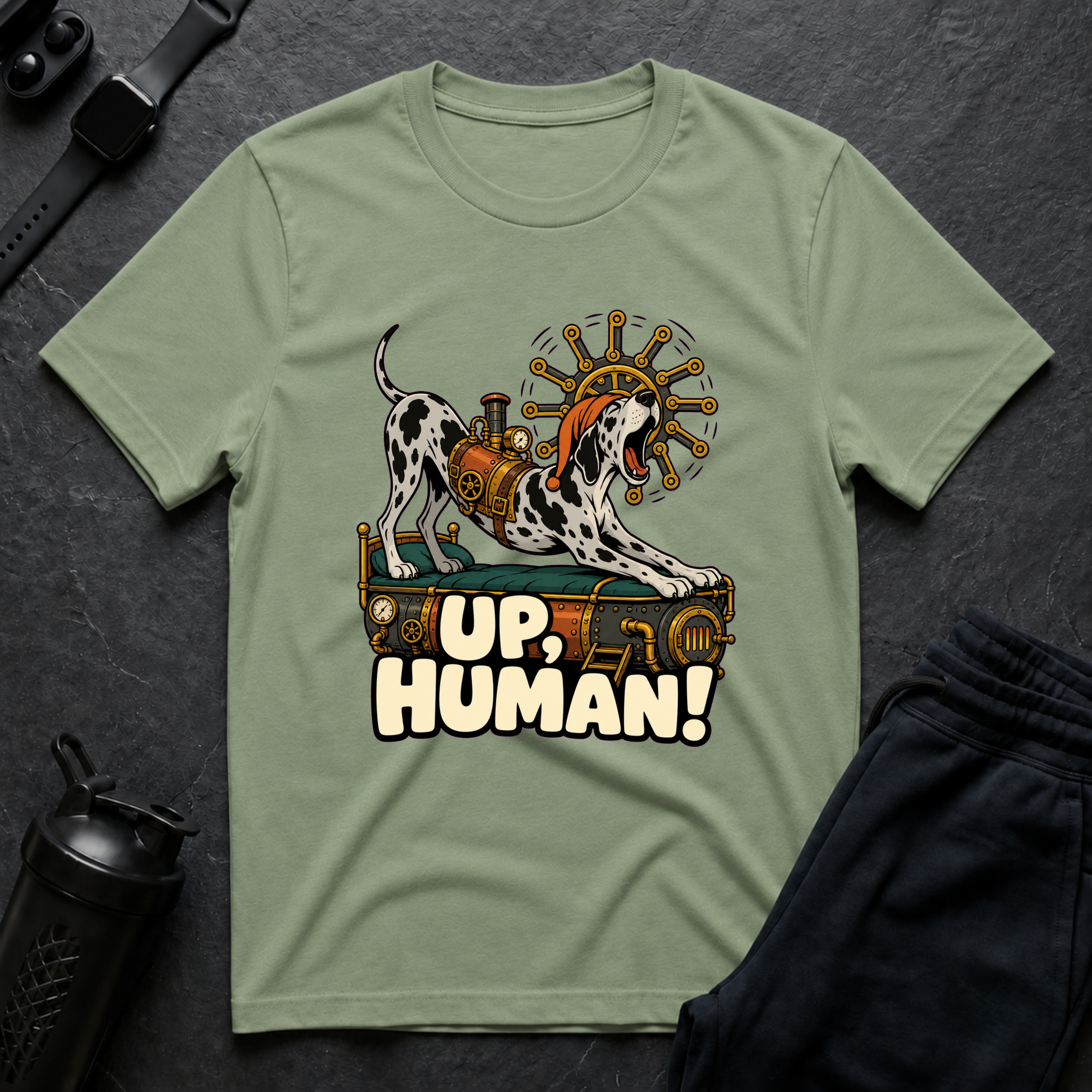 Up Human Dalmatian