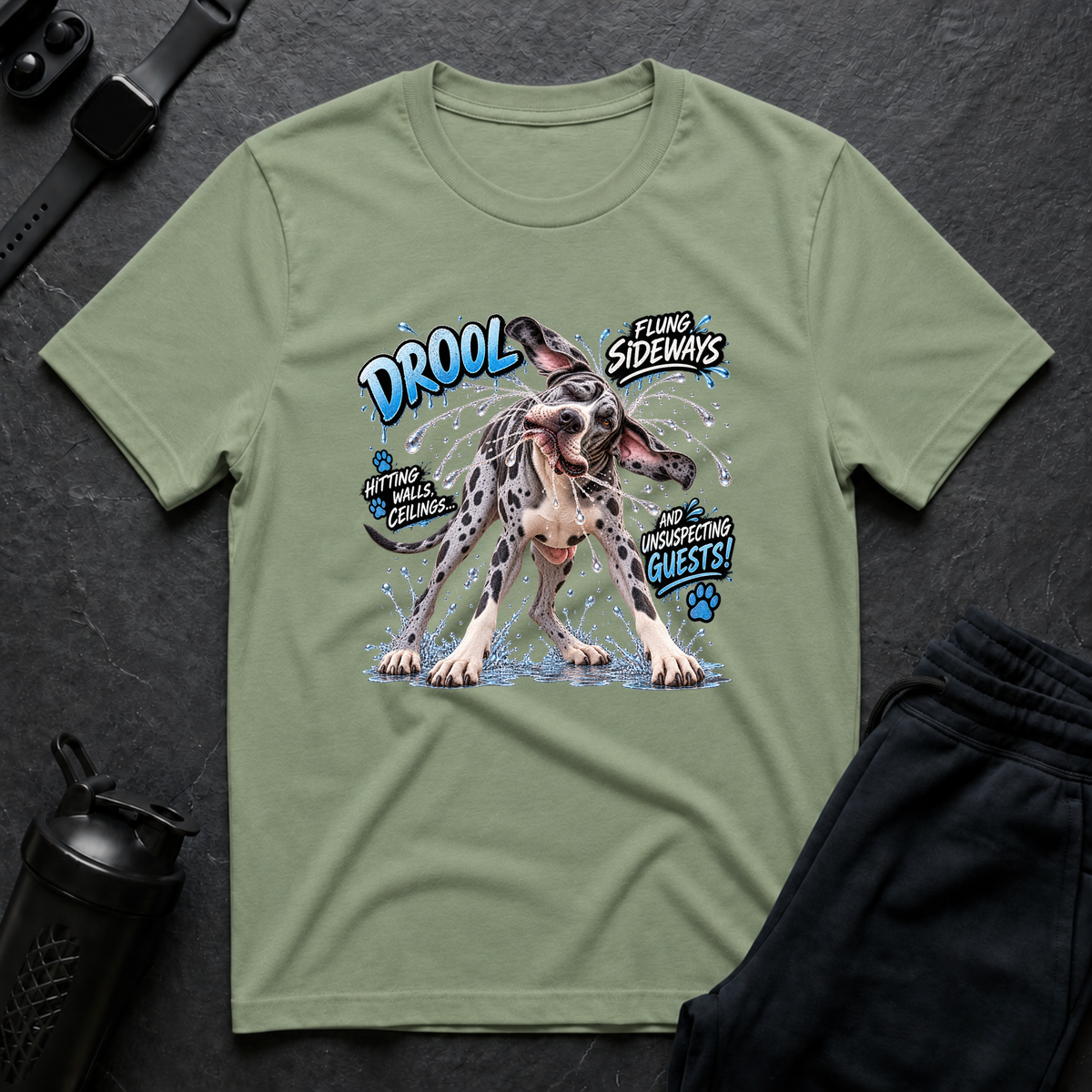 Drool Splash – Great Dane T-Shirt