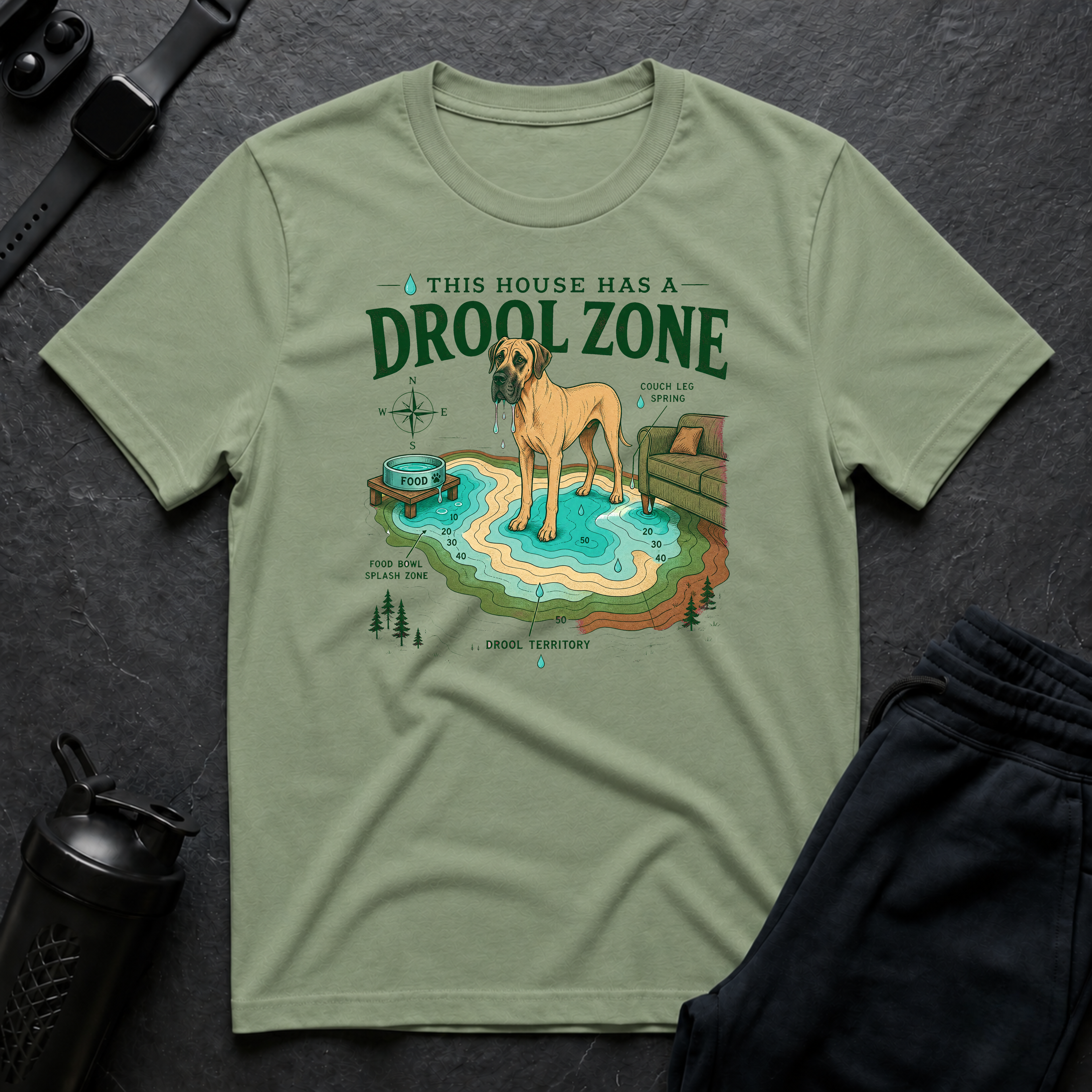 Drool Zone Map