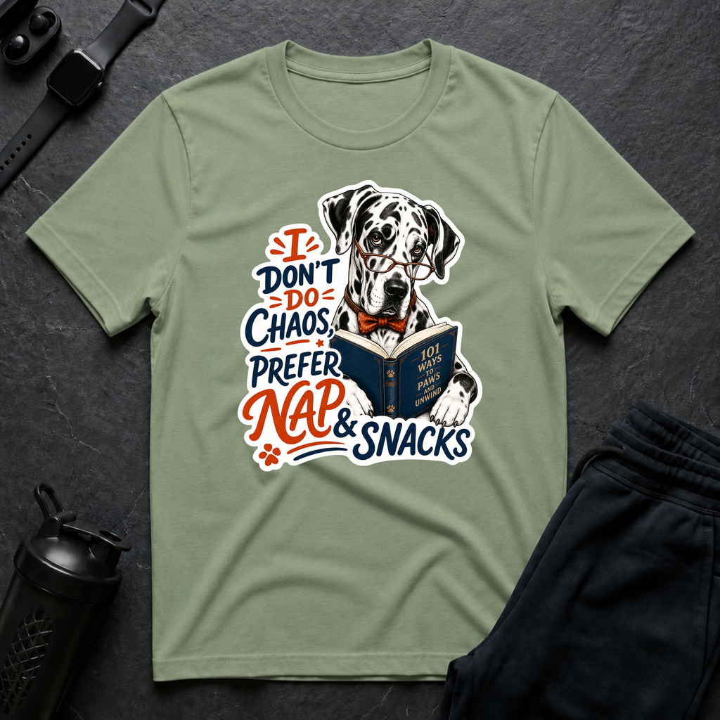Paws Nap Snacks Tee