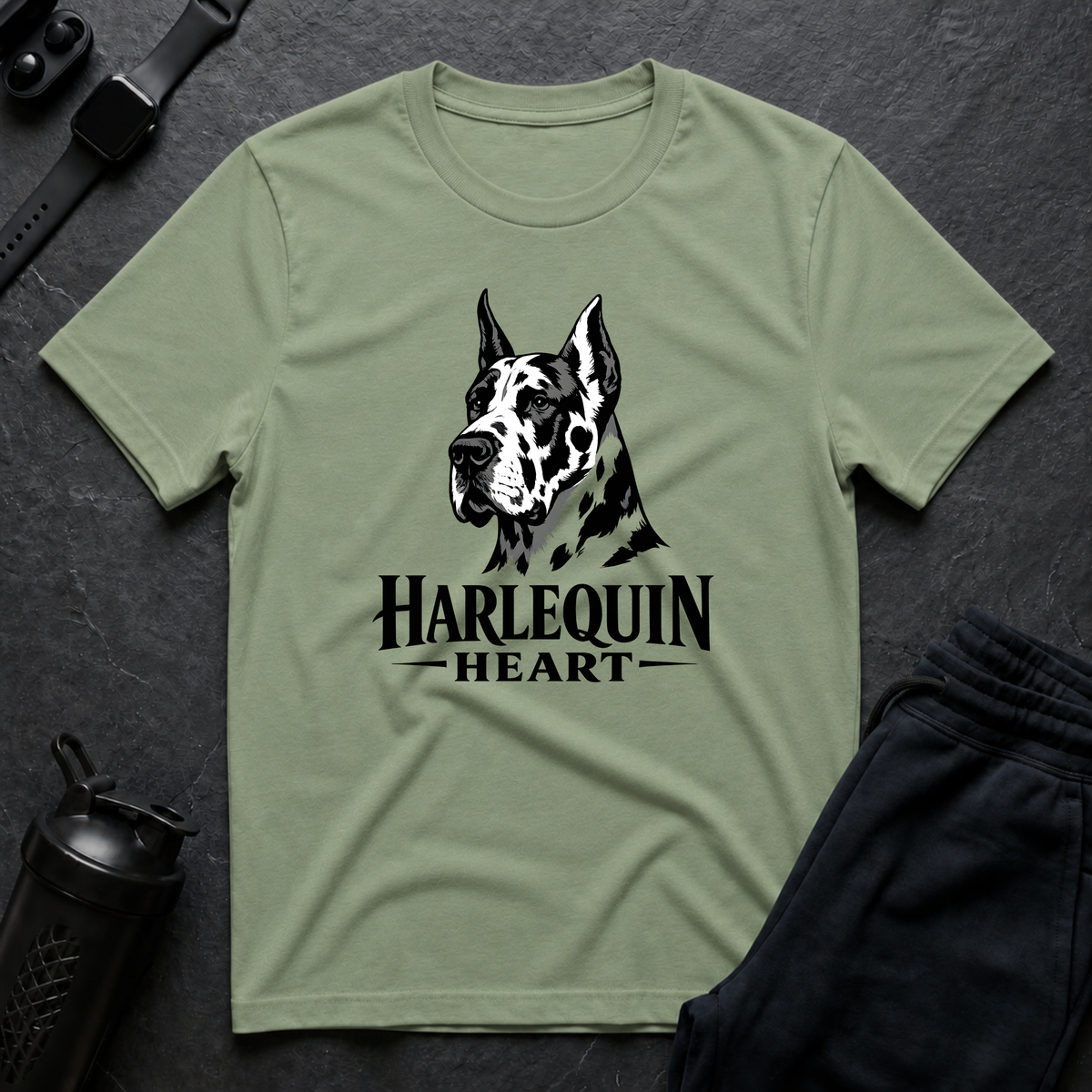 Harlequin Heart T-Shirt