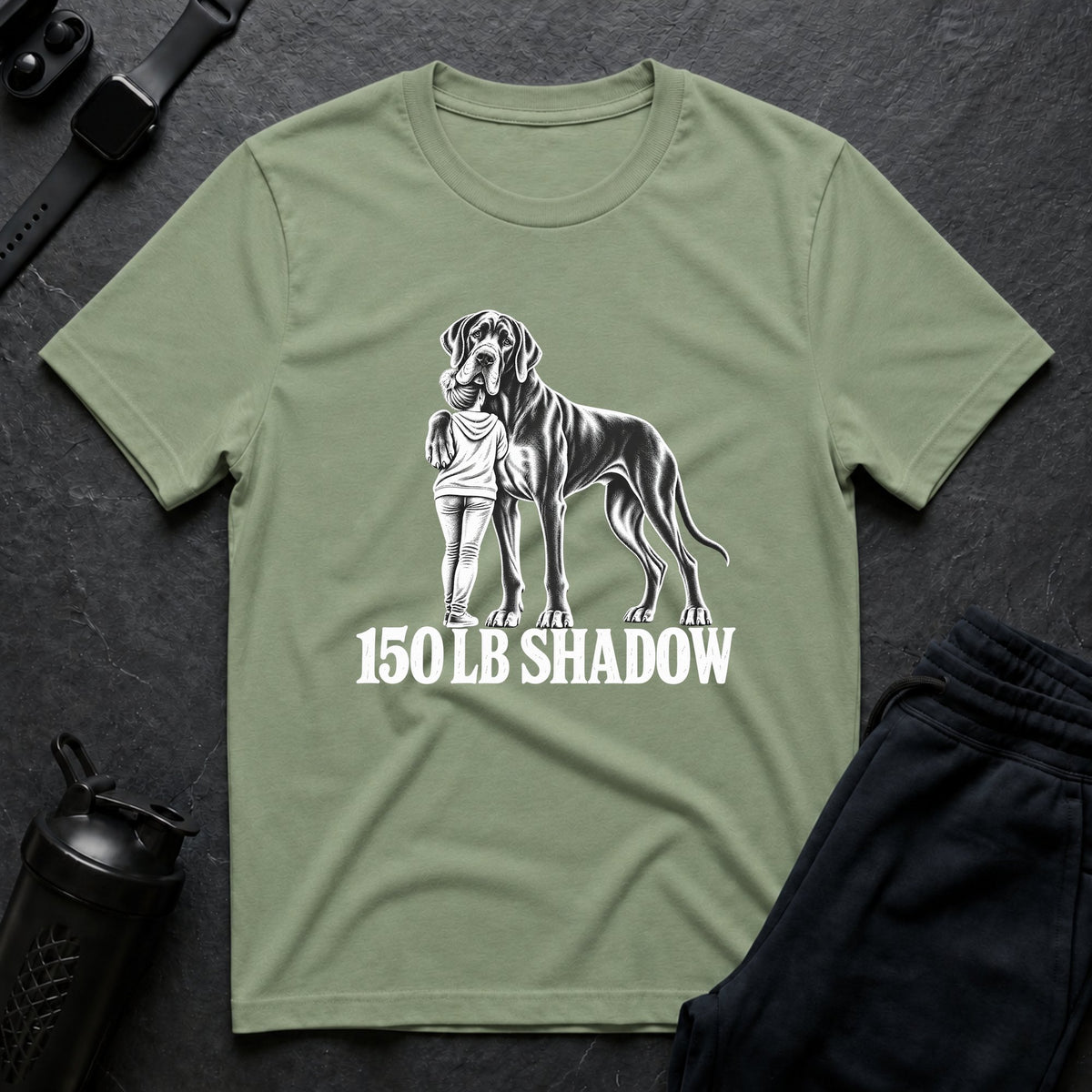 150 LB Shadow – Great Dane T-Shirt