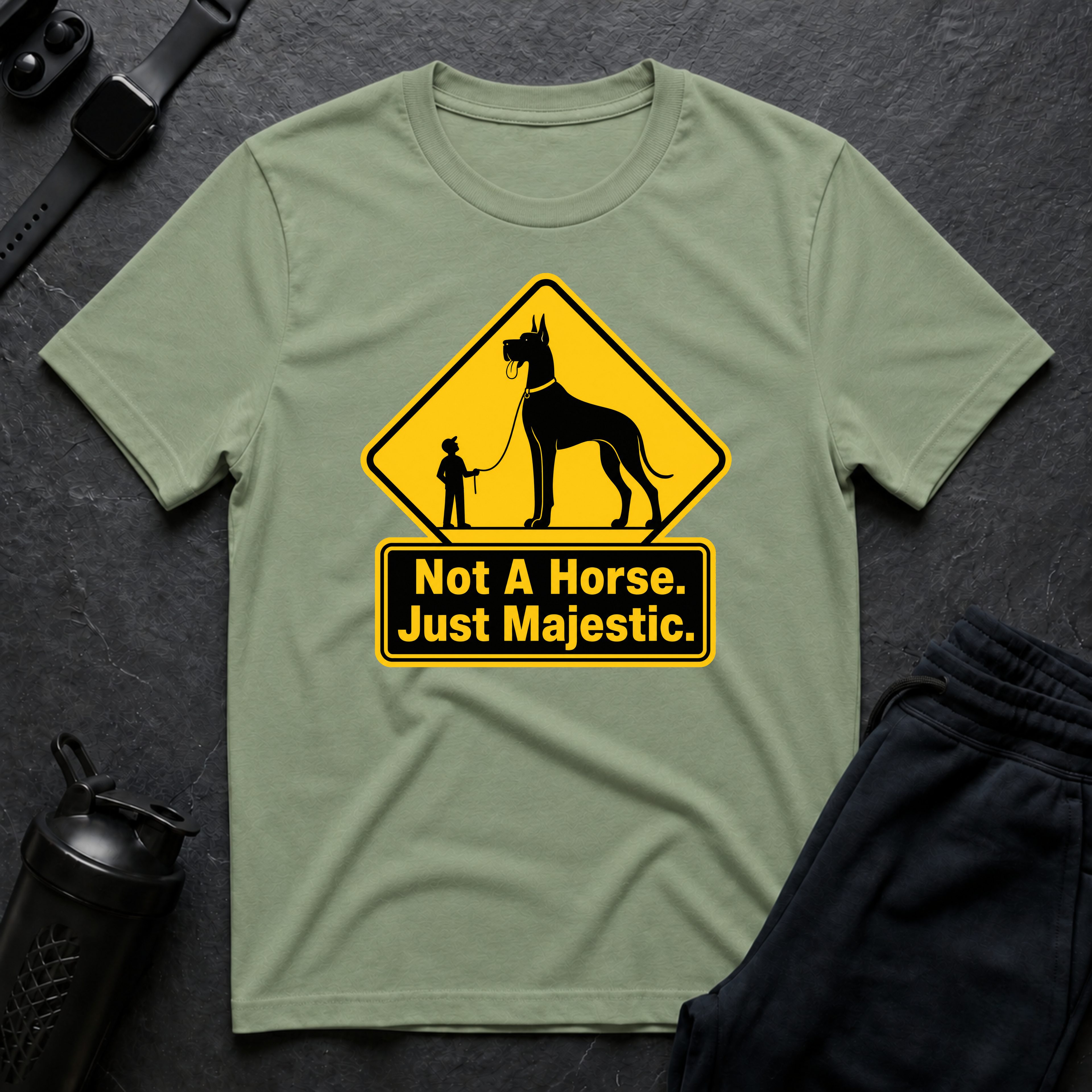 Majestic Dog Warning