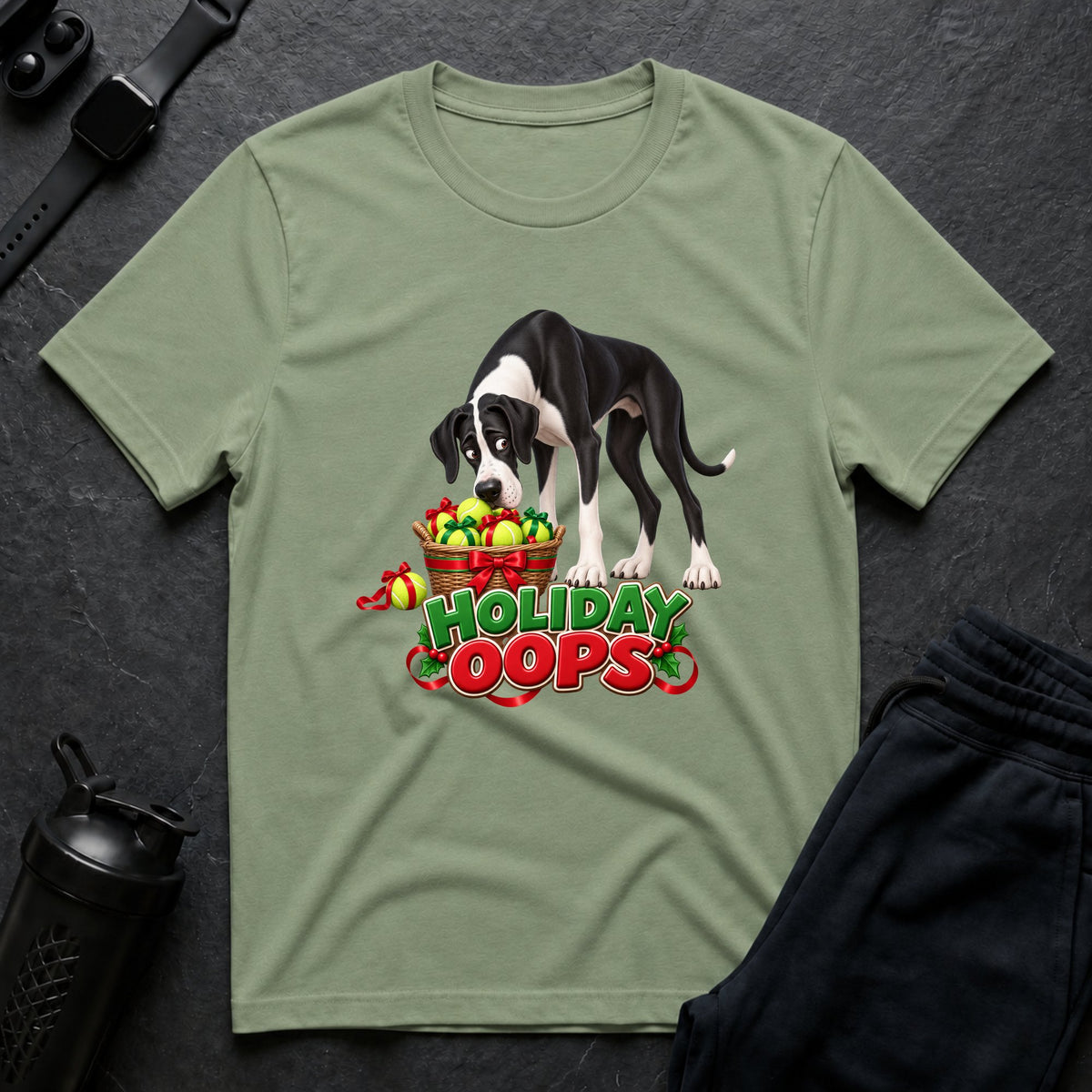 Festive Fido Mishap