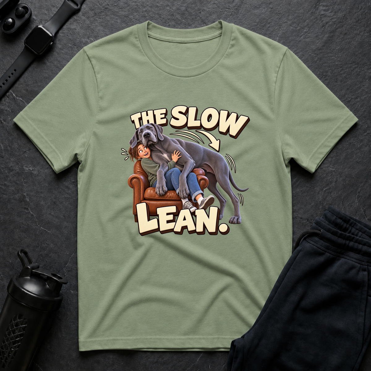 The Slow Lean – Great Dane T-Shirt