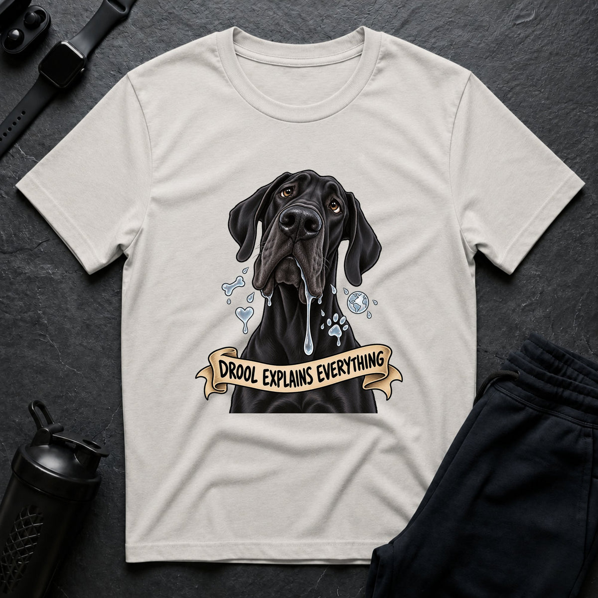 Drool Explains – Great Dane T-Shirt