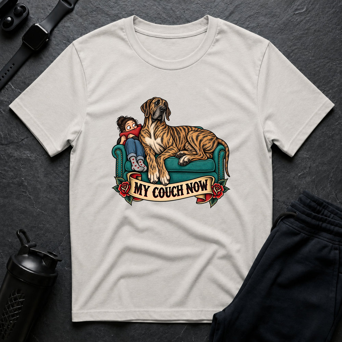 Couch King – Great Dane T-Shirt