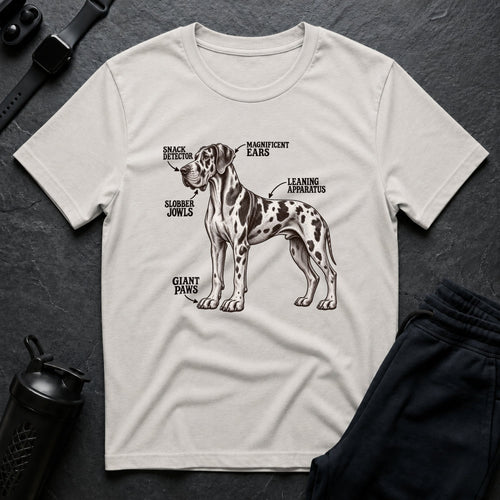 Anatomy Great Dane T-shirt