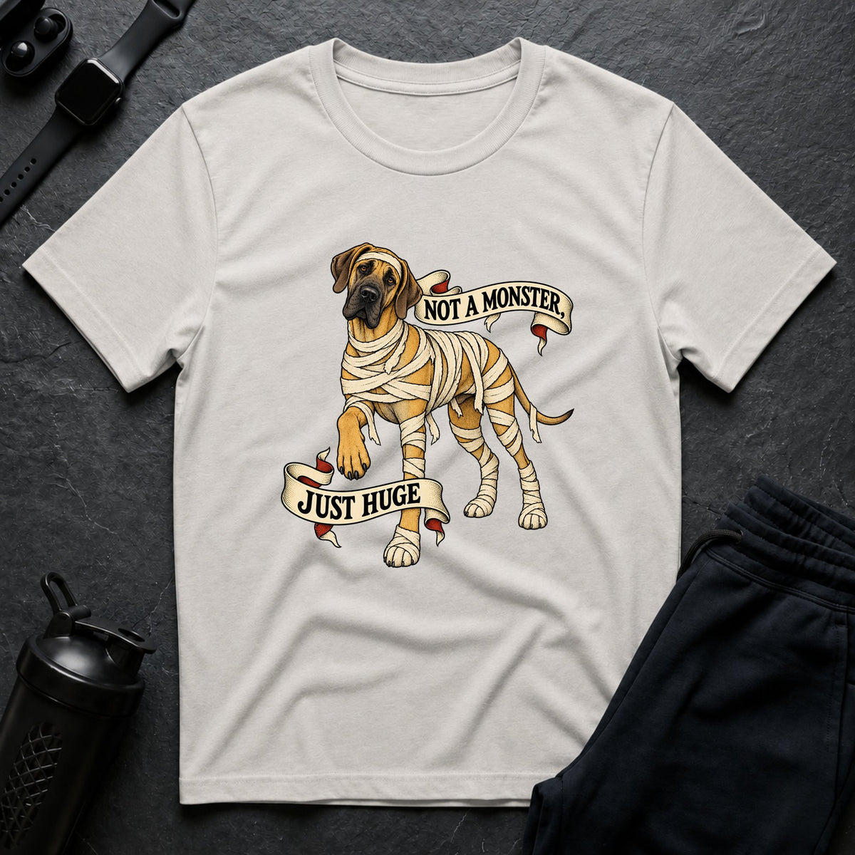Mummy Dog – Great Dane T-Shirt