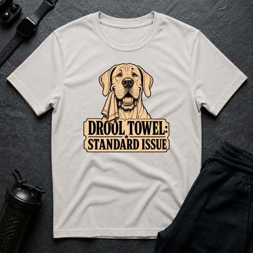 Drool Towel Essentials – Great Dane T-Shirt design
