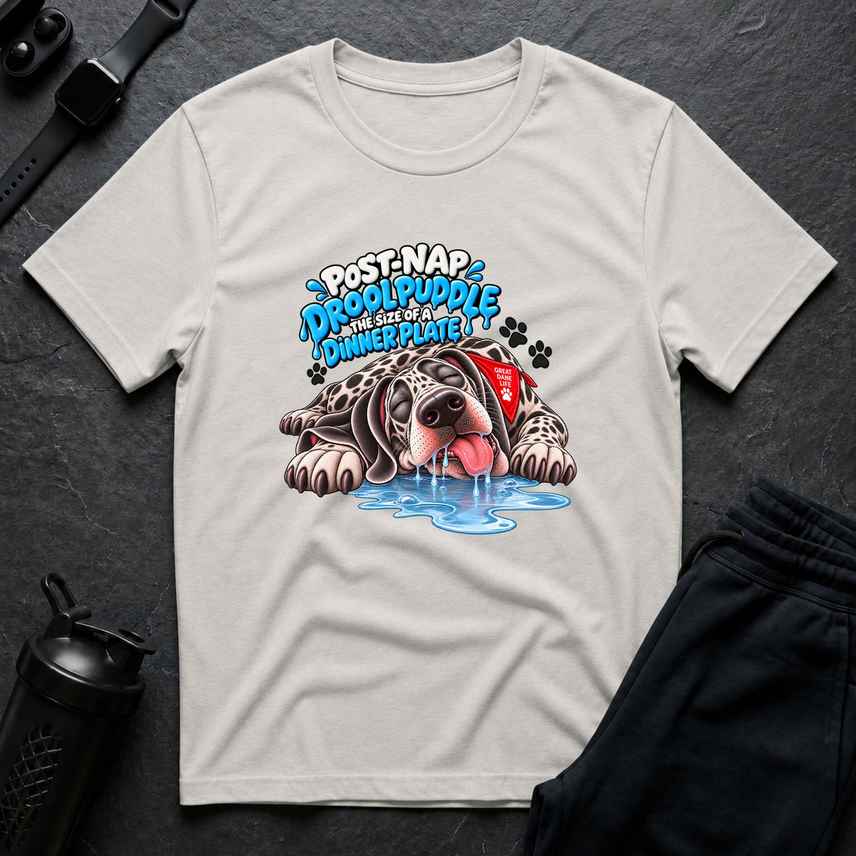 Drool Puddle Nap – Great Dane T-Shirt