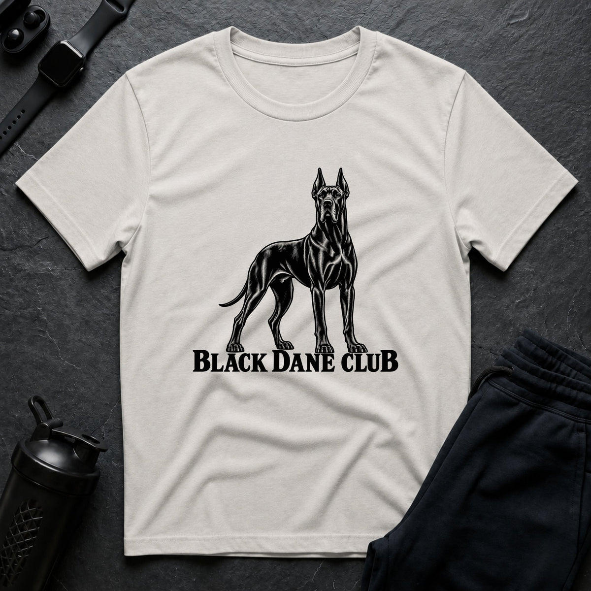 Black Dane Club – Great Dane T-Shirt