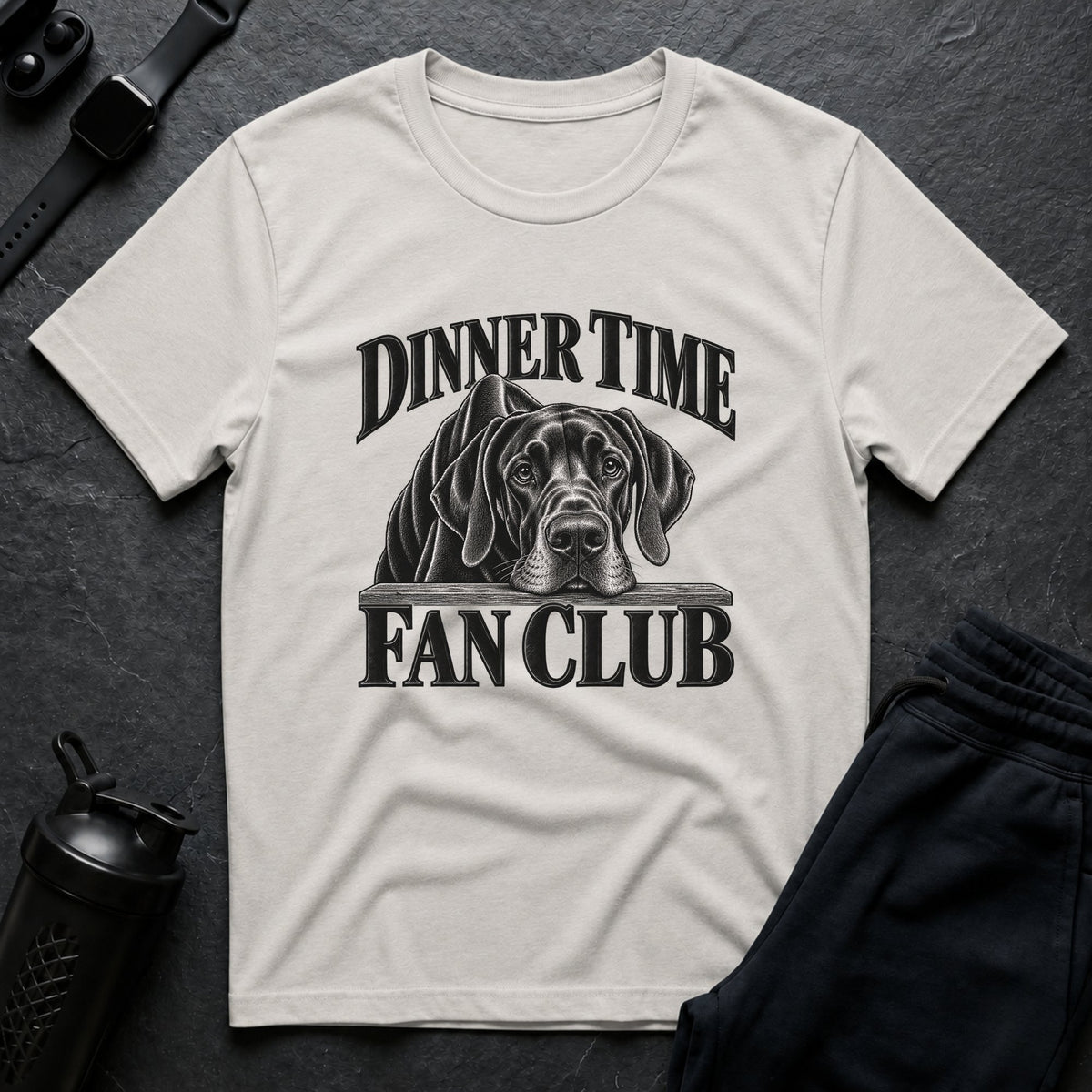 Dinner Time Fan – Great Dane T-Shirt