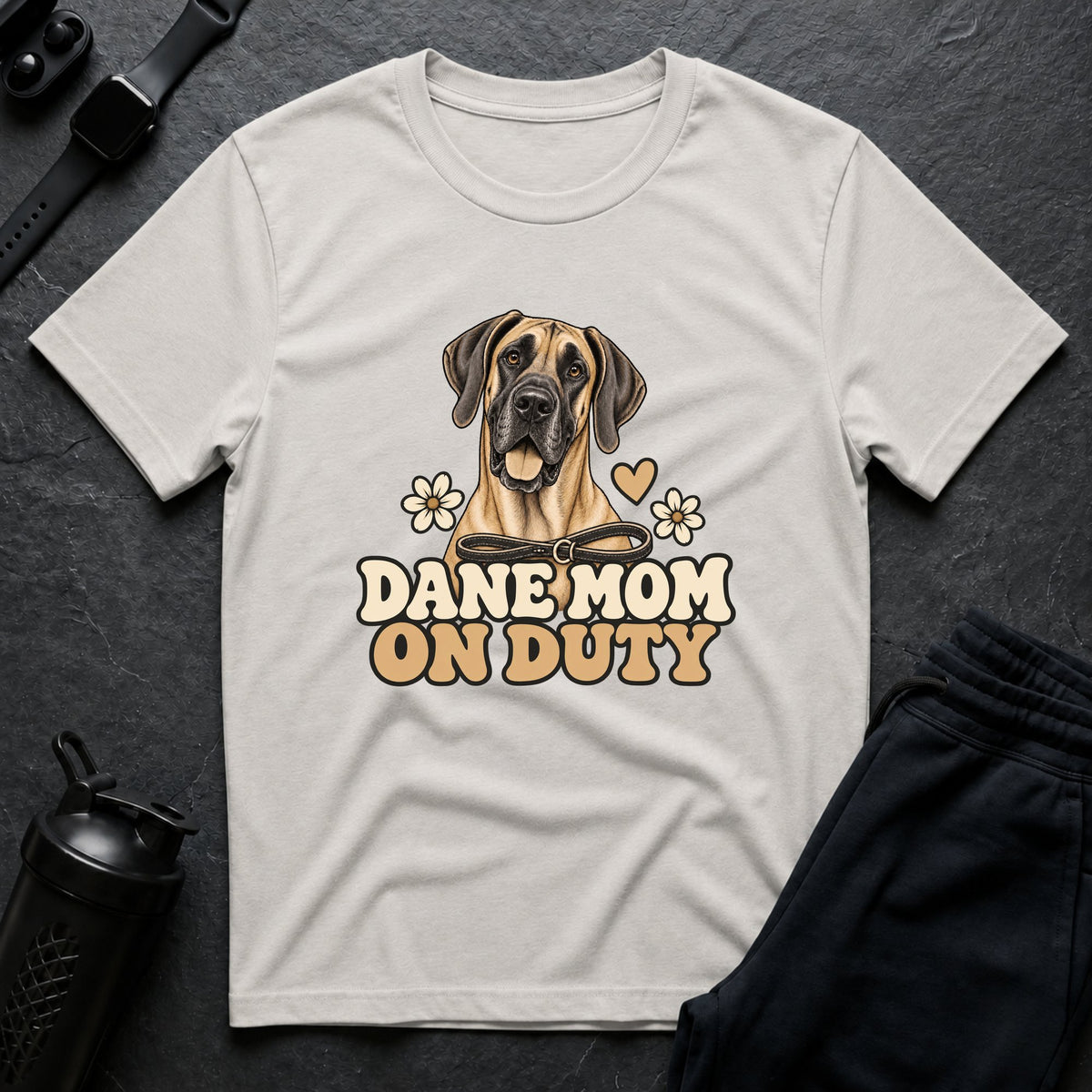 Dane Mom Duty – Great Dane T-Shirt