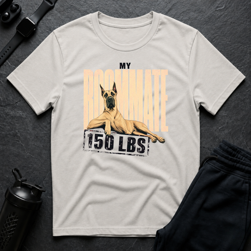 Dog Roommate Statement T-Shirt