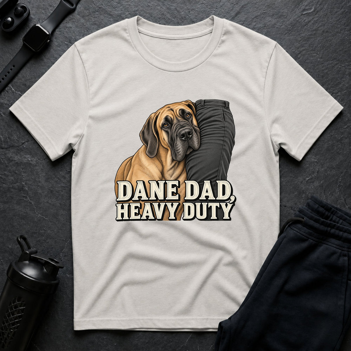 Dane Dad Duty – Great Dane T-Shirt