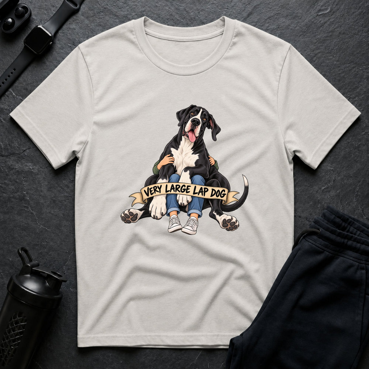 Very Large Lapdog – Great Dane T-Shirt