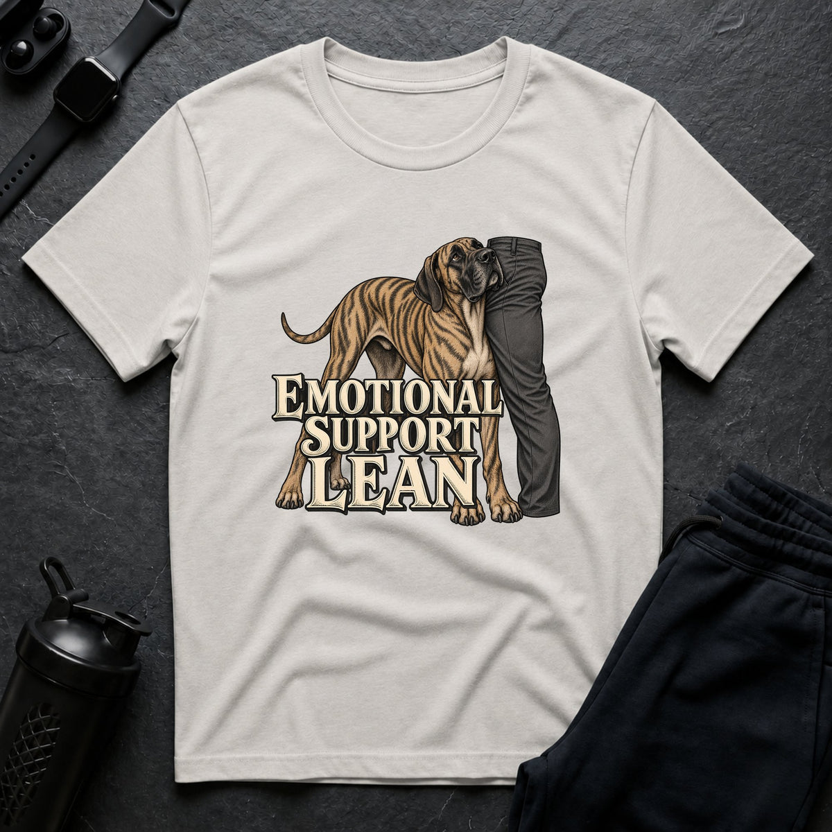 Emotional Support Lean – Great Dane T-Shirt