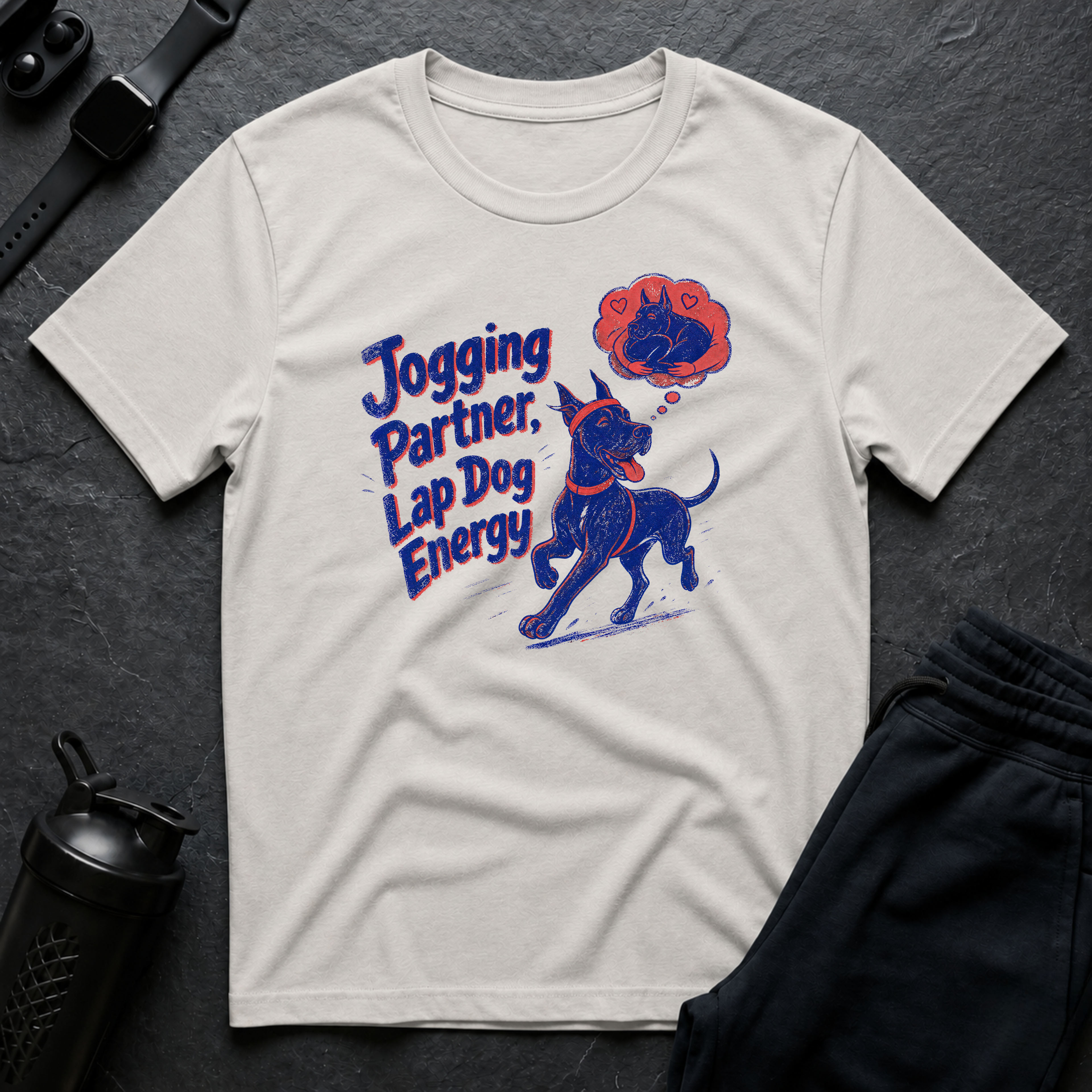 Jogging Lap Dog Energy