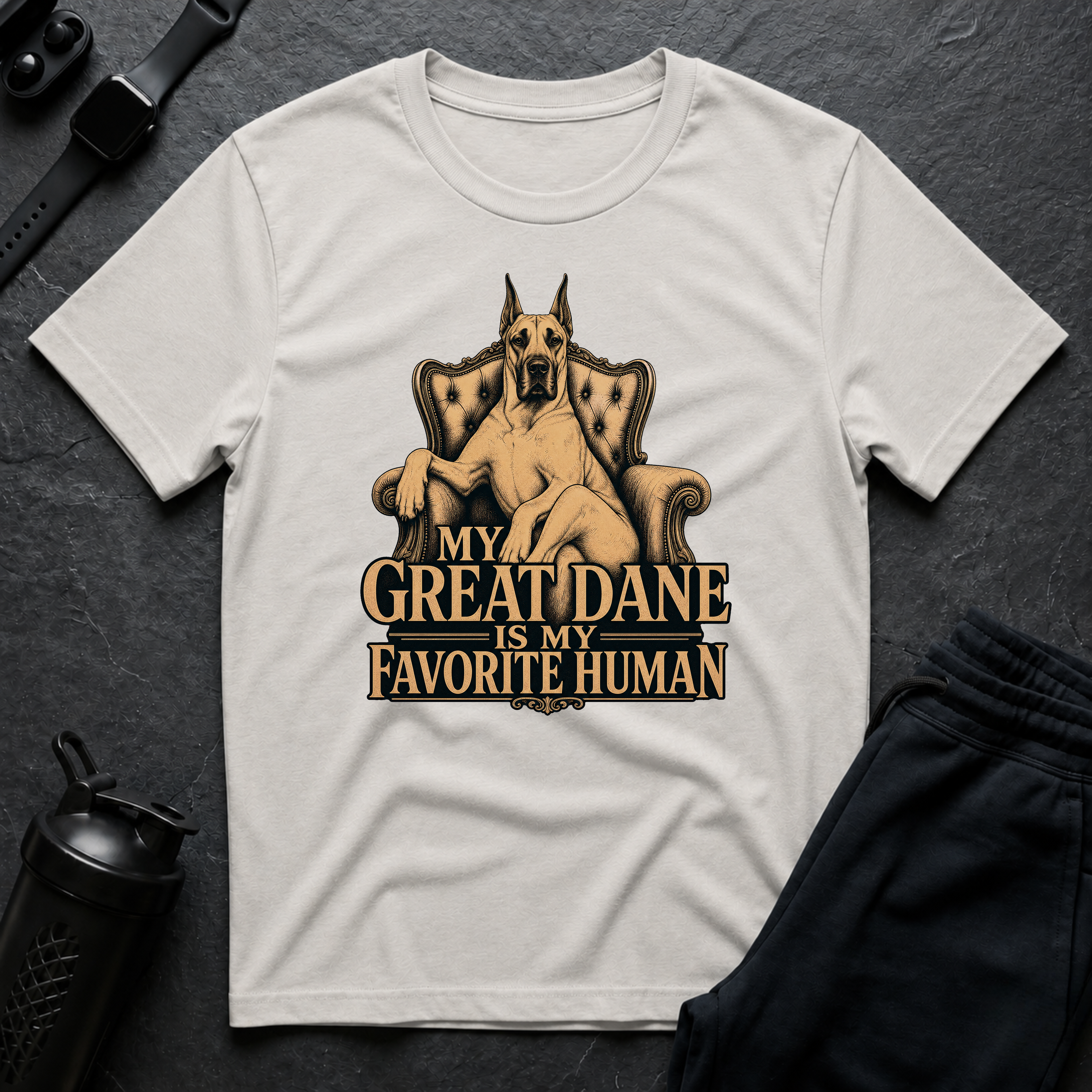Great Dane Throne Love