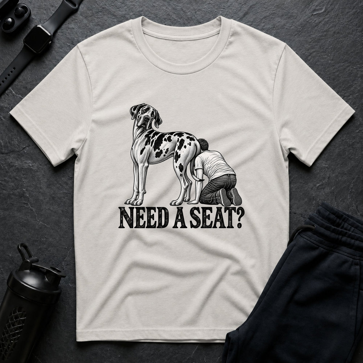 Need A Seat – Great Dane T-Shirt