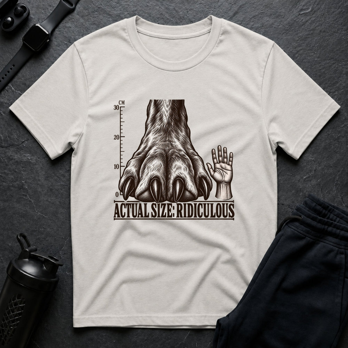 Actual Size Ridiculous – Great Dane T-Shirt