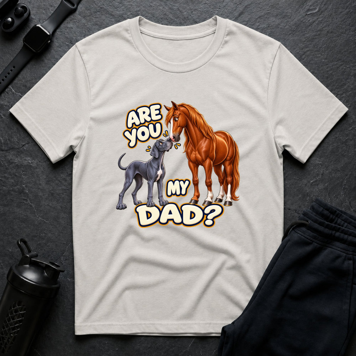Dad Questioned – Great Dane T-Shirt