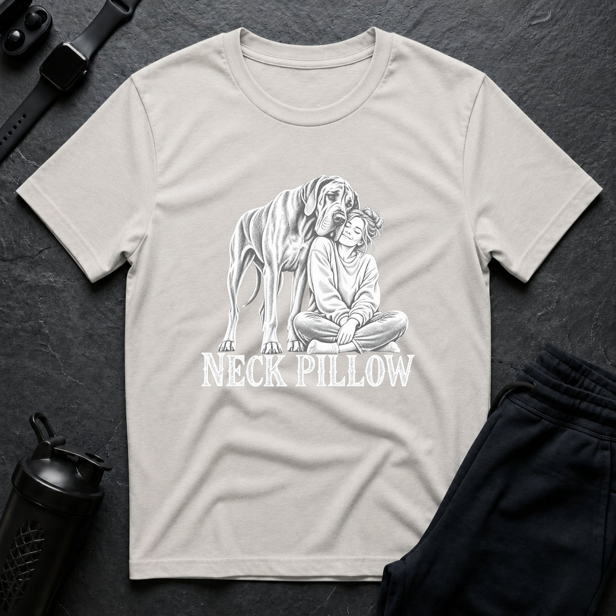 Neck Pillow – Great Dane T-Shirt