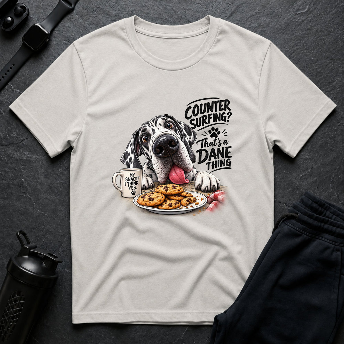 Dane Snack Surfing  T-Shirt