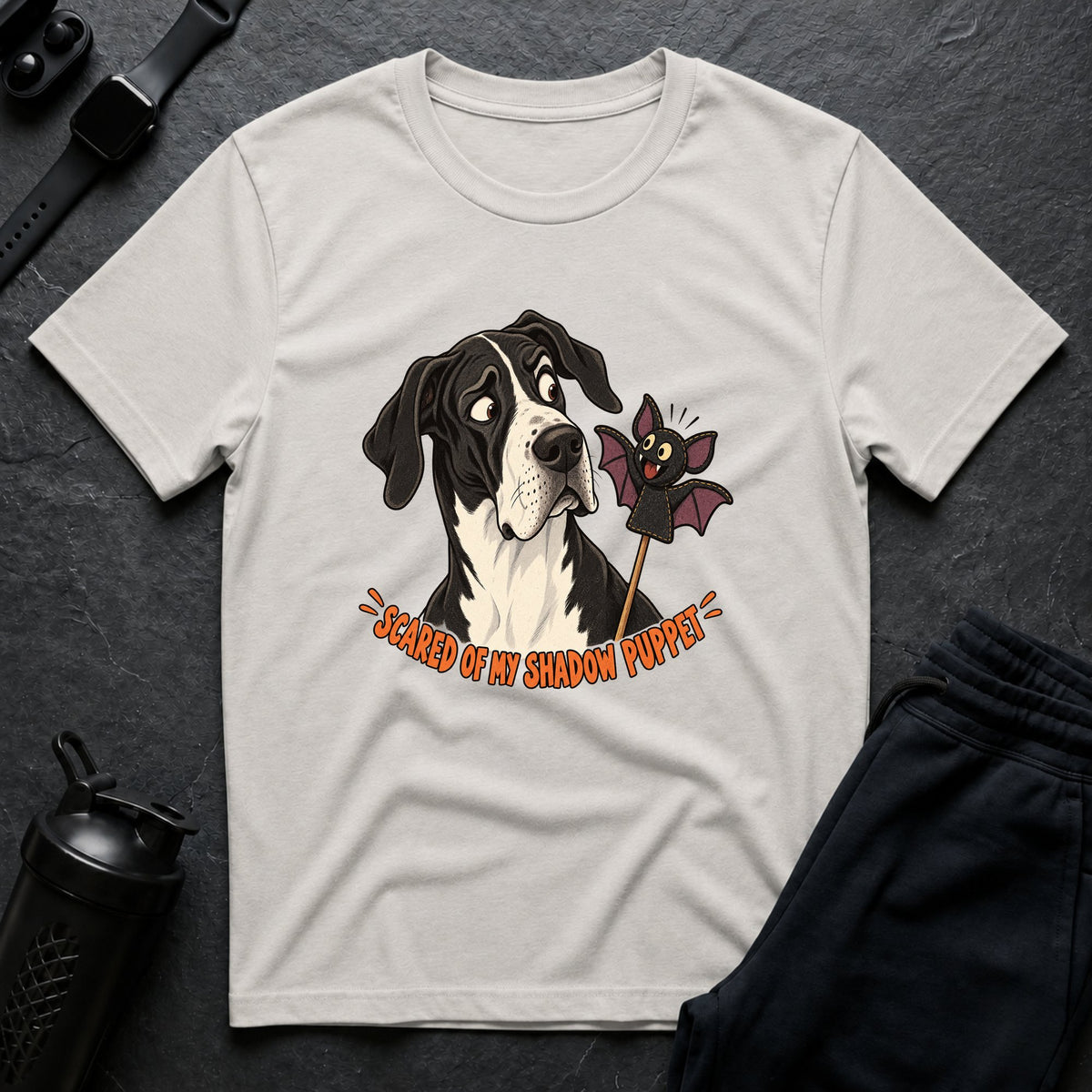 Scared Shadow Puppet – Great Dane T-Shirt