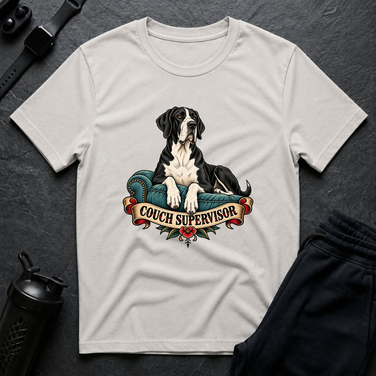 Sofa Guardian – Great Dane T-Shirt