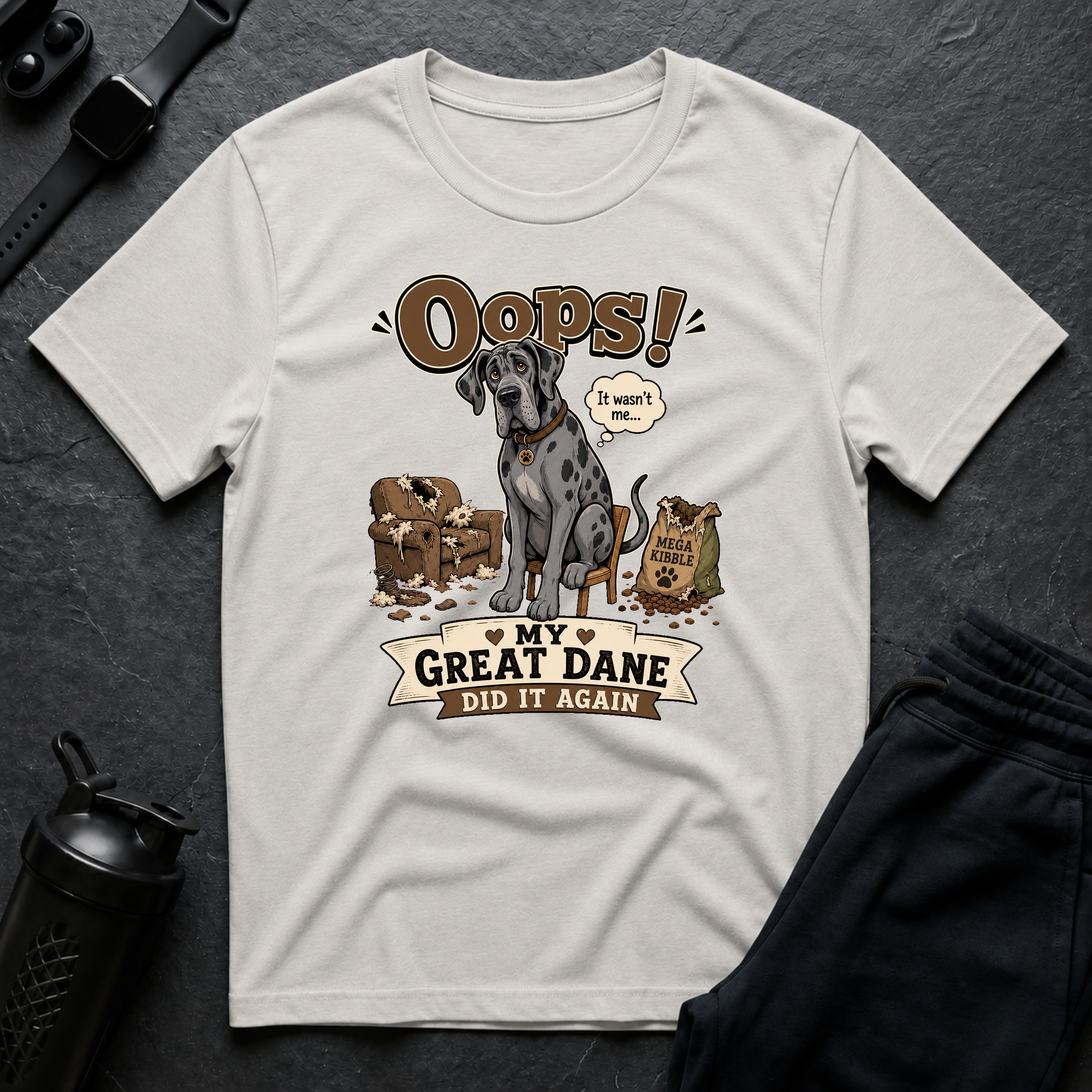 Oops Great Dane Mishap