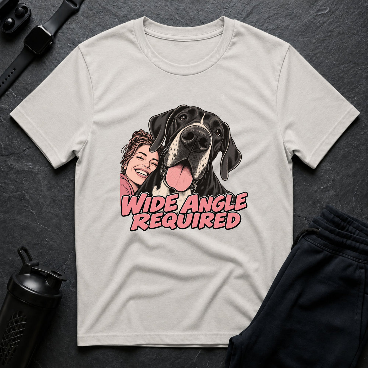 Wide Angle Required – Great Dane T-Shirt