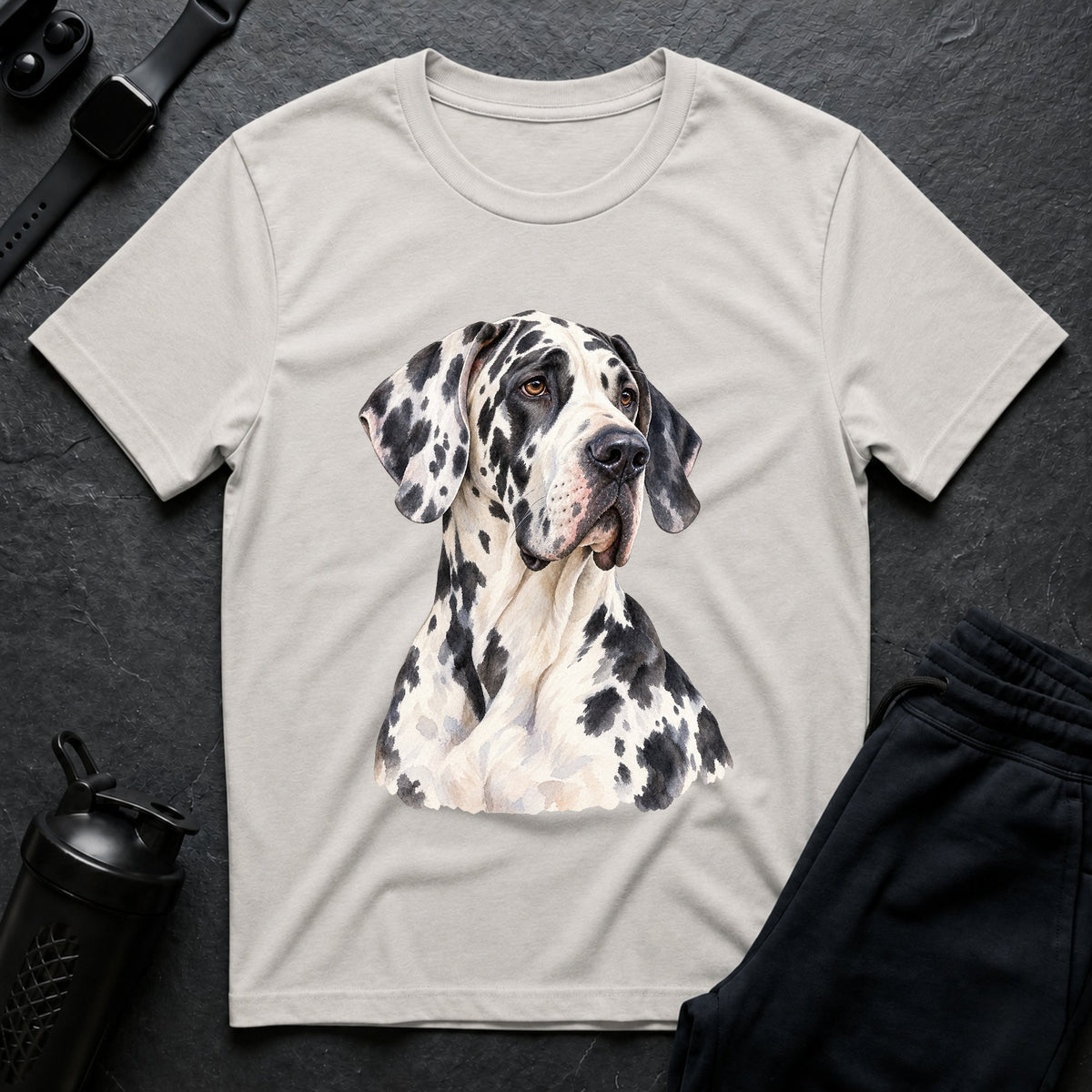 Dappled Elegance – Great Dane T-Shirt