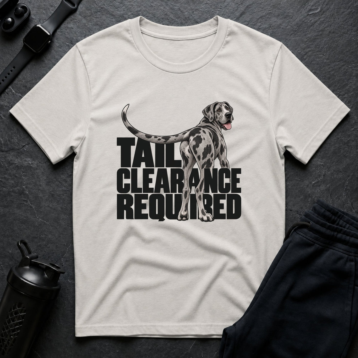 Tail Clearance Required – Great Dane T-Shirt