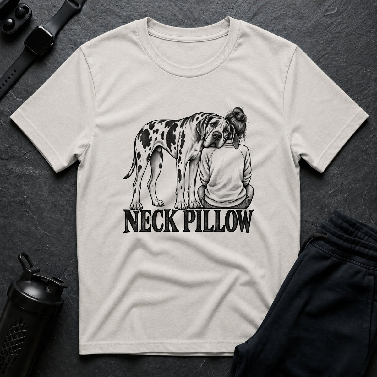 Neck Pillow – Great Dane T-Shirt