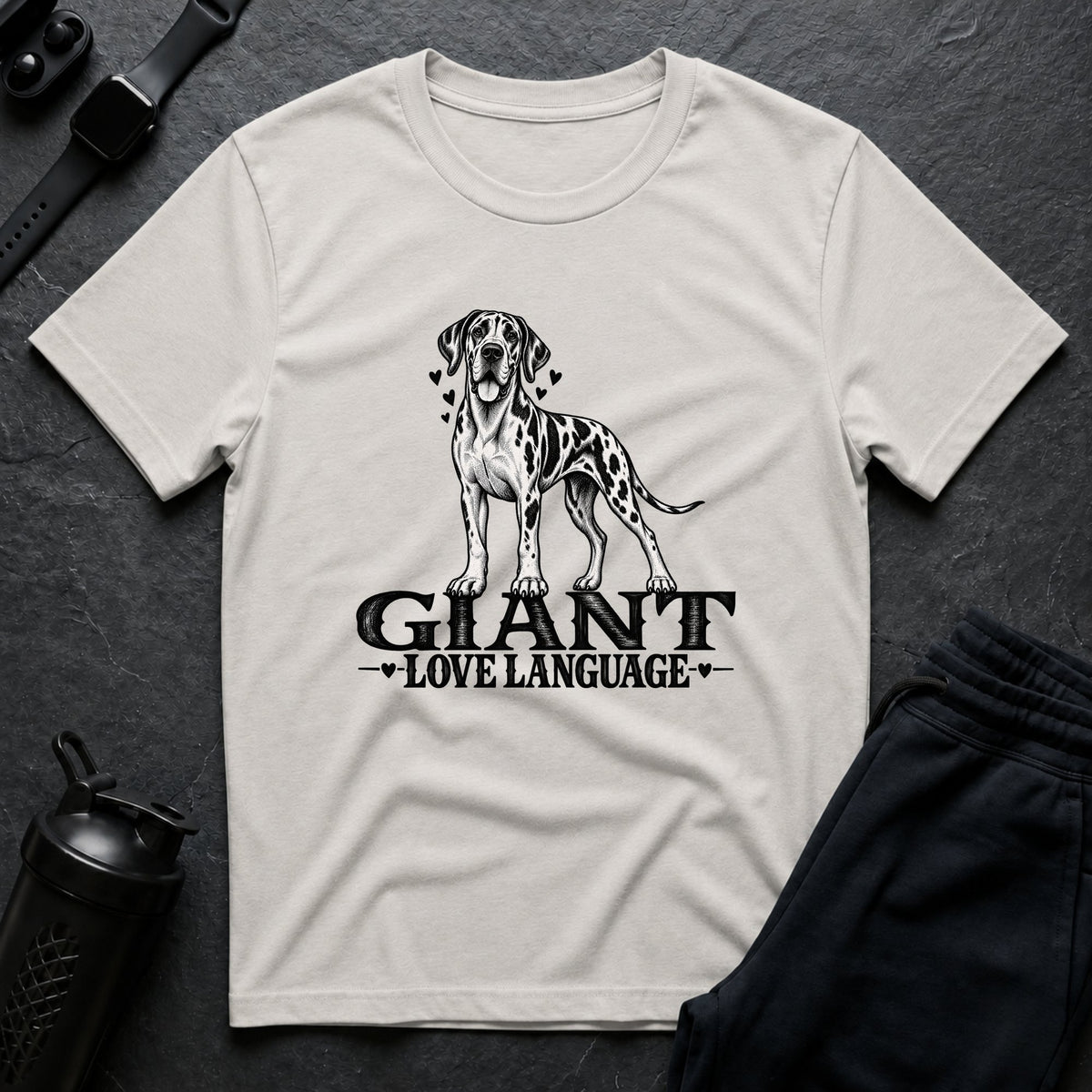 Giant Love Language – Great Dane T-Shirt