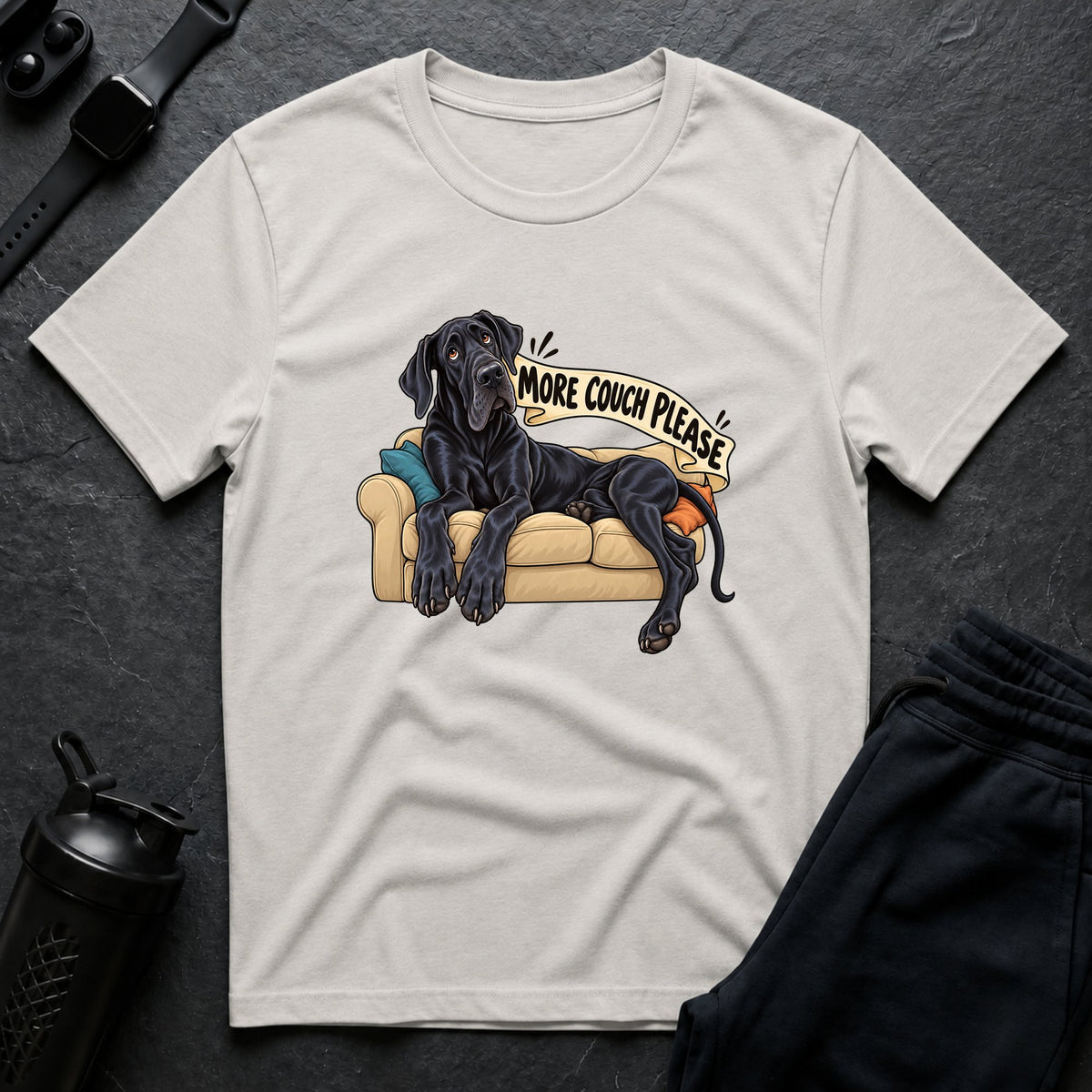 Couch Canine – Great Dane T-Shirt