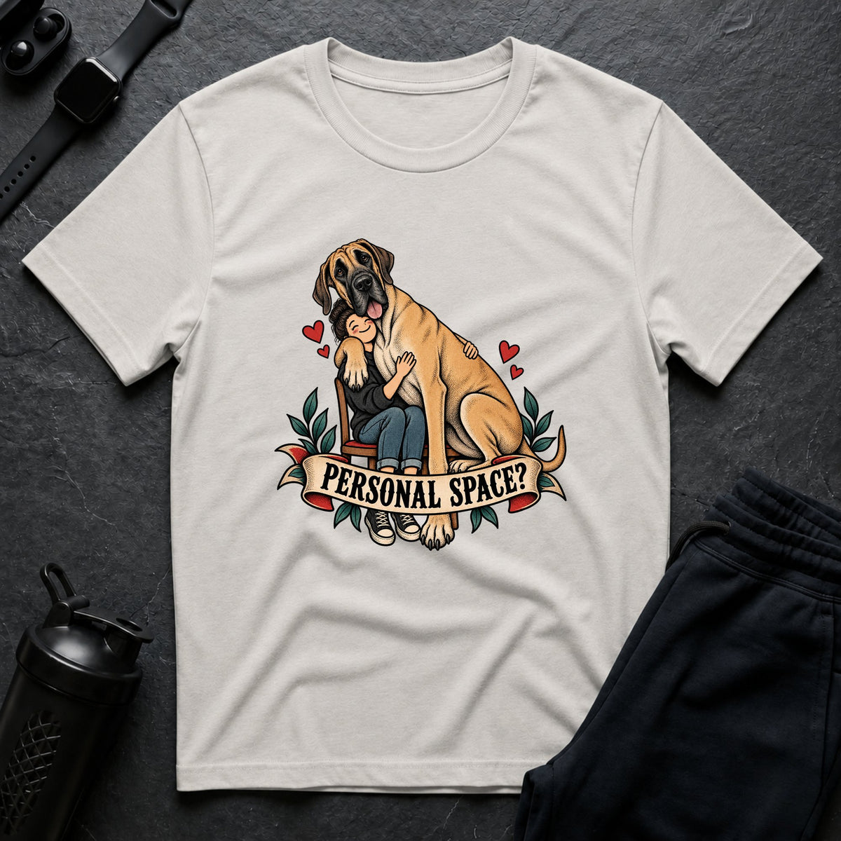 Personal Space 2 – Great Dane T-Shirt