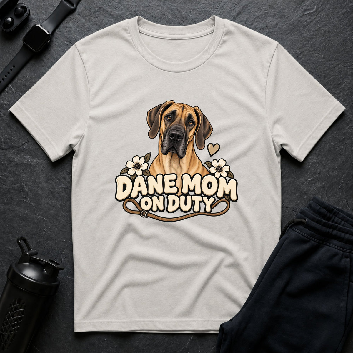Dane Mom Duty – Great Dane T-Shirt