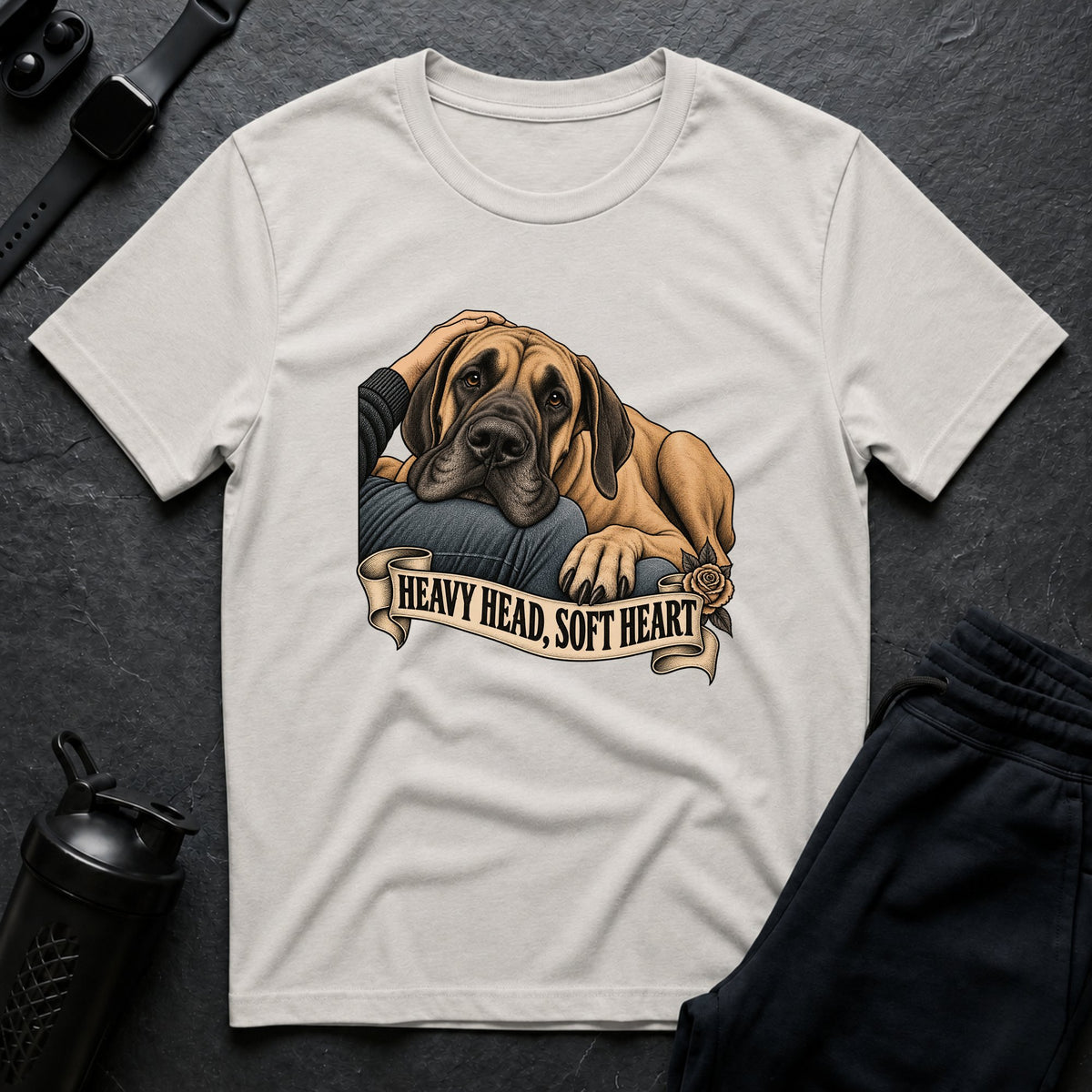 Heavy Head – Great Dane T-Shirt