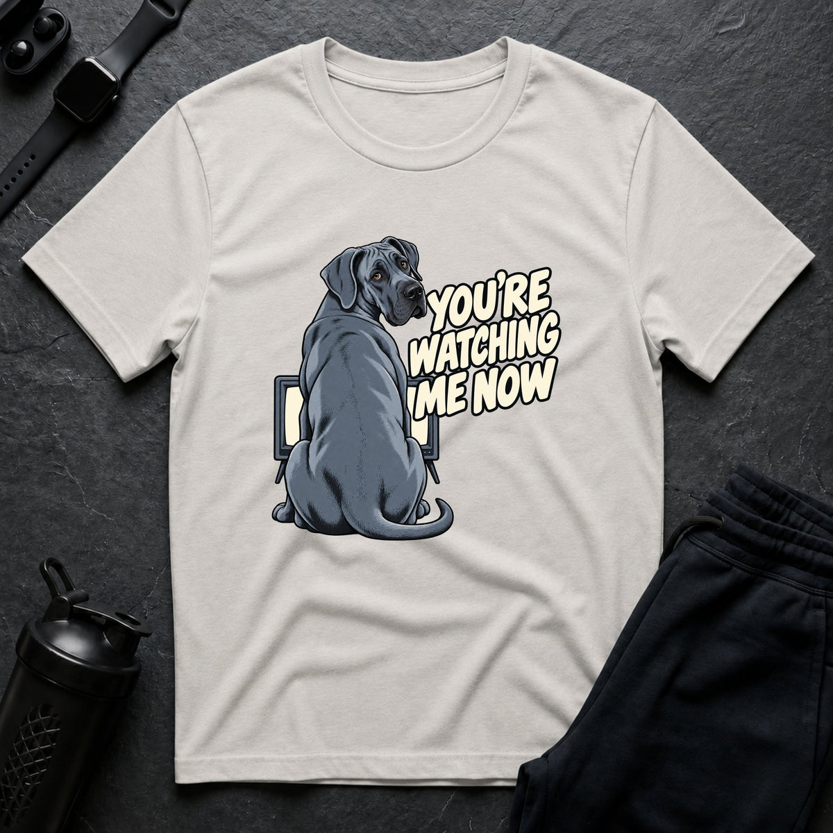 You're Watching Me – Great Dane T-Shirt