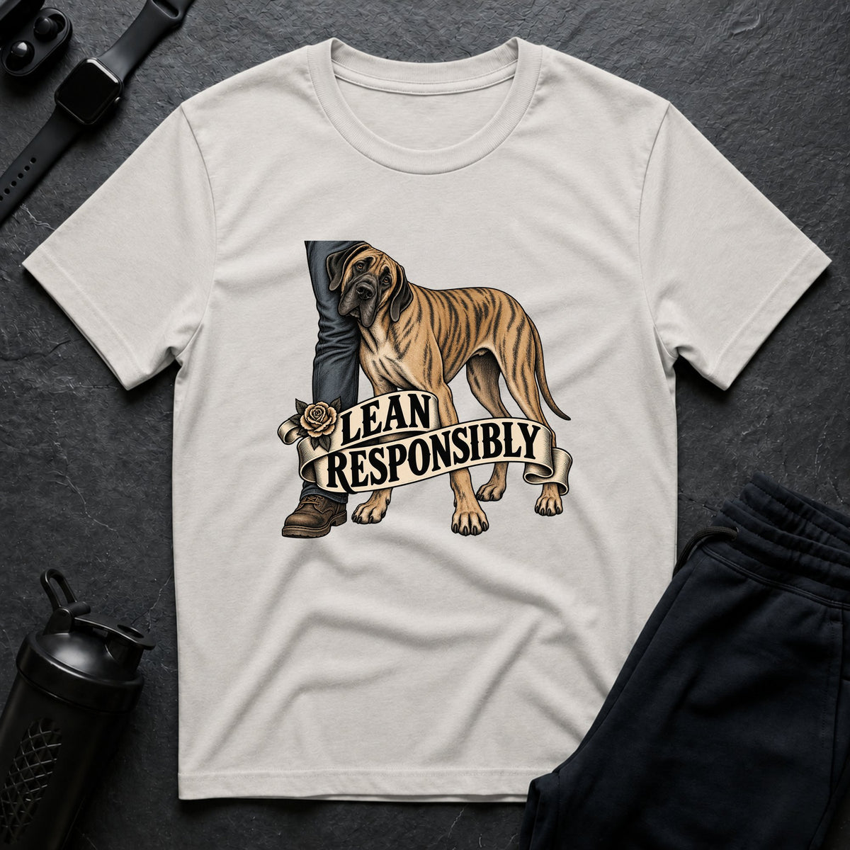 Lean Responsibly – Great Dane T-Shirt